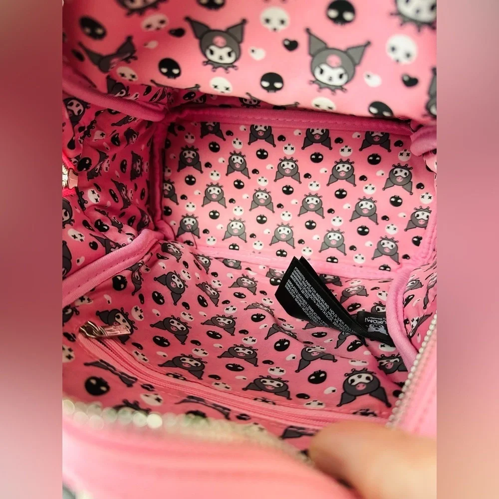Loungefly Sanrio Glow In The Dark Kuromi and Baku Mini Backpack